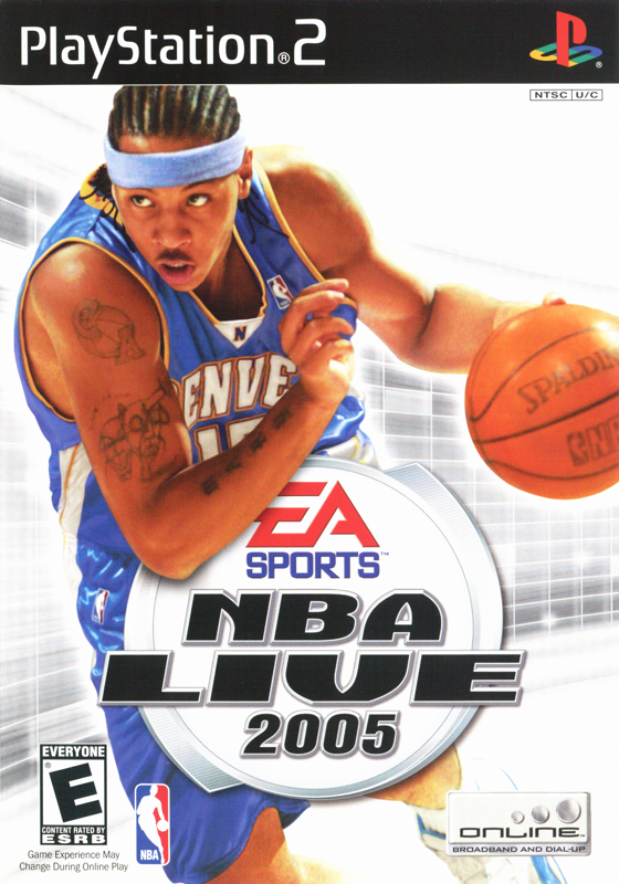 NBA Live 2005 box art for Playstation 2